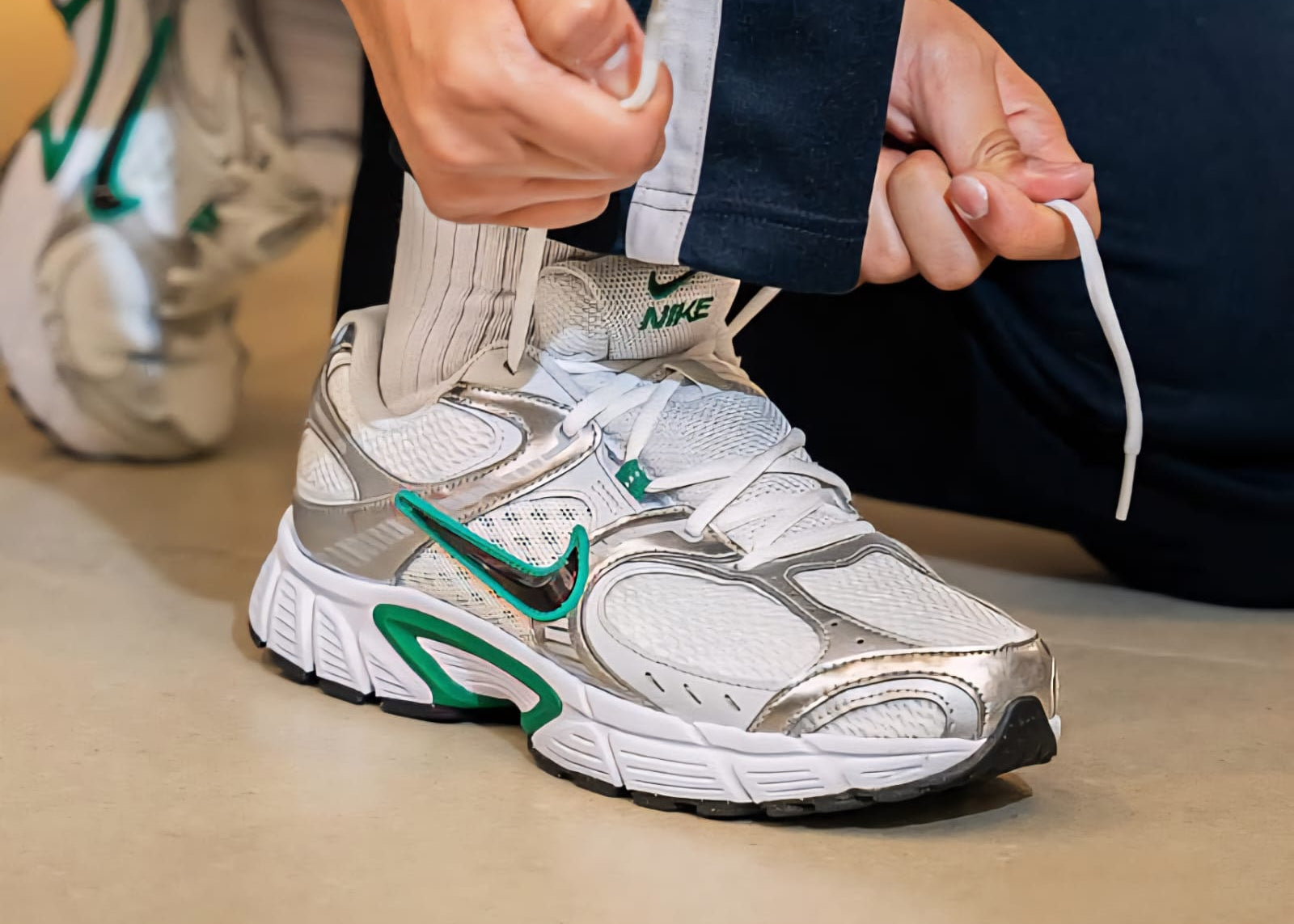 Nike V5 Rnr Silver Vast Grey Green