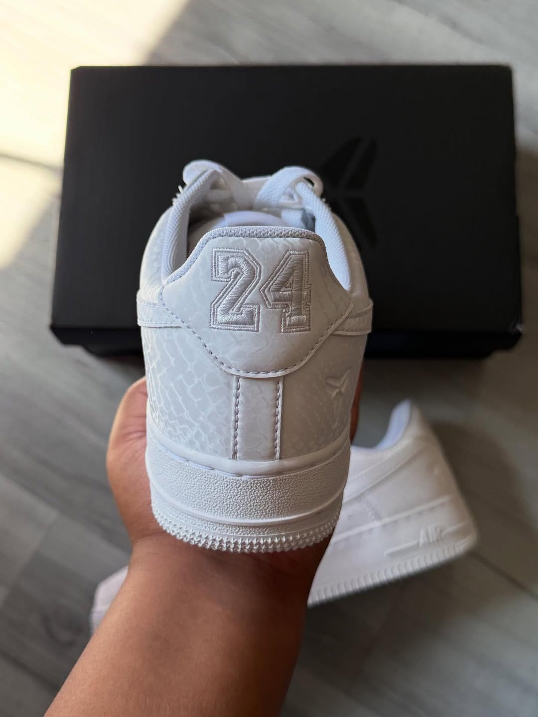 Nike X Kobe AF1 White Snake Skin